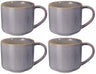 Cookinglife Coffee Mugs Serene Blue 330 ml - Pottery - 4 pieces
