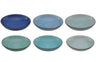 Cookinglife Pasta Plates Delice Blue ø 23 cm - 6 pieces