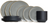Cookinglife Dinnerware Set Nola Warm Grey - 18 pieces / 6 people - 6 dinner plates, 6 side plates, and 6 bowls