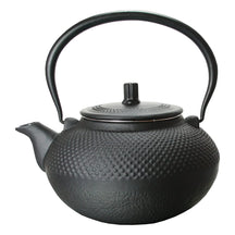 Cookinglife Teapot Arare with Stainless Steel Filter - Cast Iron Black - 1.5 Liter