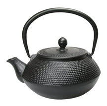 Cookinglife Teapot Arare with Stainless Steel Filter - Cast Iron Black - 800 ml