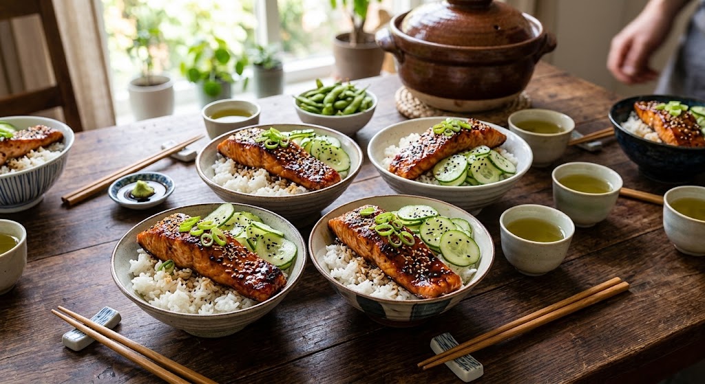 Perfect rice as the base for a flavorful Japanese plate