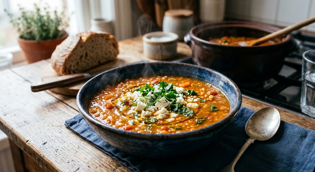 A steaming bowl of comfort for cold days