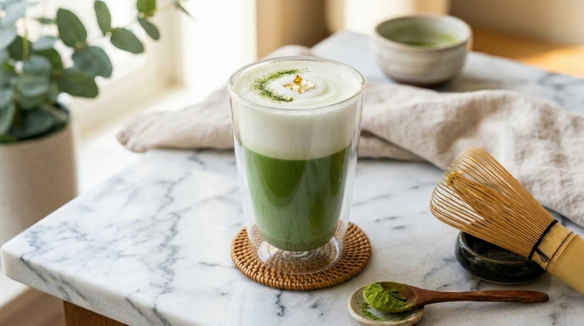Barista-level matcha, made at home.