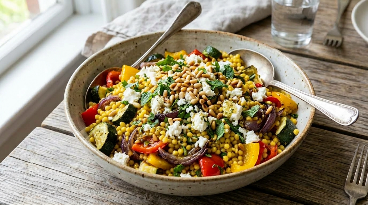A colorful salad you can make all year round.