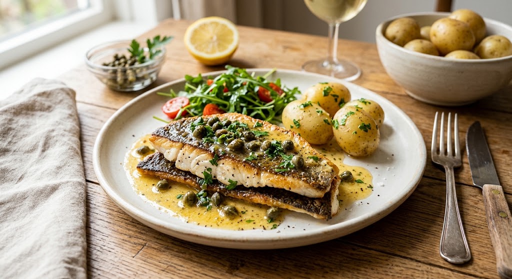 Deliciously local: zander from the pan at its best