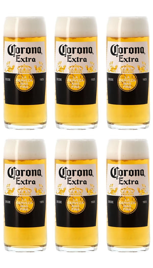 Corona vasos de cerveza 330 ml - 6 piezas