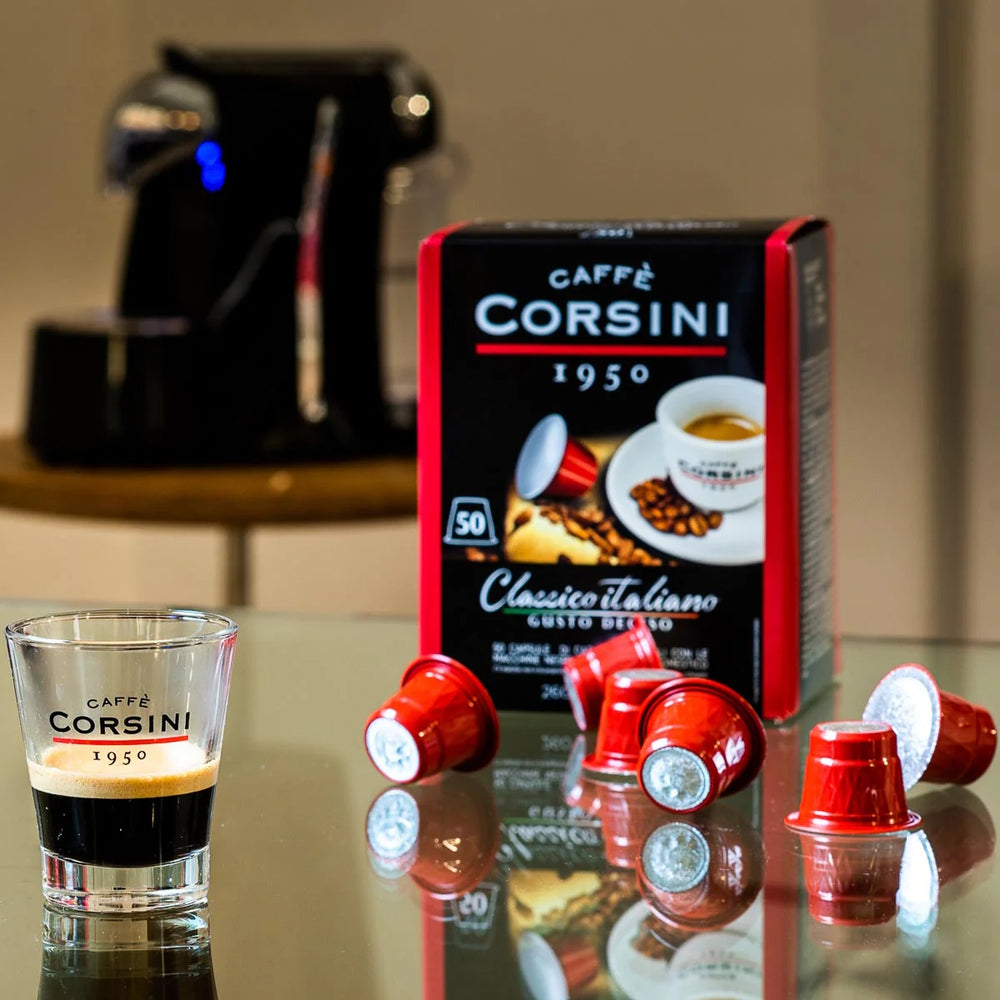 Caffè Corsini Coffee Capsules Classico Italiano Gusto - for Nespresso - 50 capsules