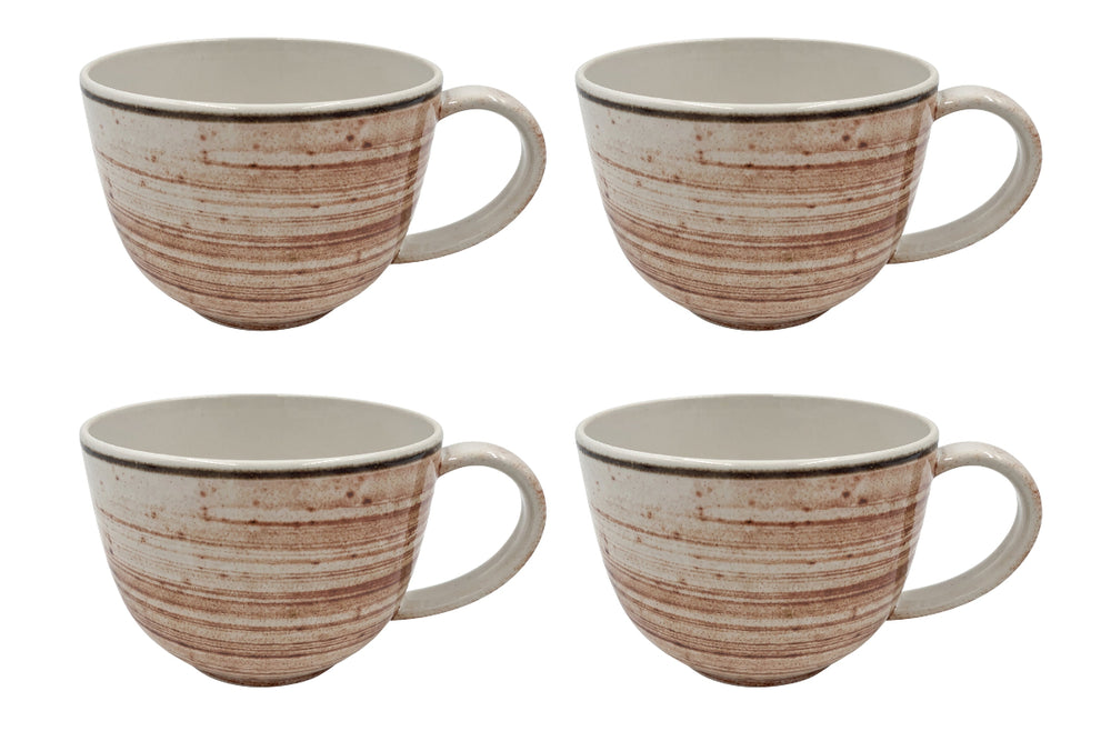 Cosy & Trendy Mugs Sintra Terracotta 350 ml - 4 pieces