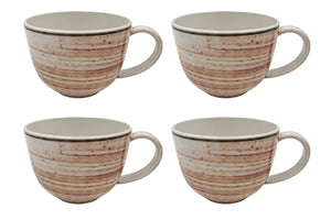 Cosy & Trendy Mugs Sintra Terracotta 350 ml - 4 pieces