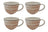 Cosy & Trendy Mugs Sintra Terracotta 350 ml - 4 pieces