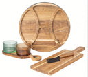 Cosy & Trendy Serving Board Set 6-piece - Serving Boards & Cheese Board with Cheese Knife