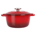 Cosy & Trendy Casserole Fontestic Cast Iron Traditional Red Ø 20 cm / 2.7 Liter - Enamelled