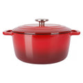 Cosy & Trendy Braadpan met deksel Fontestic Gietijzer Traditional Red ø 24 cm / 4.6 Liter