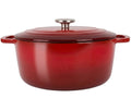 Cosy & Trendy Braadpan met deksel Fontestic Gietijzer Traditional Red ø 28 cm / 6.8 Liter