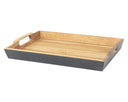 Cosy & Trendy Serving Tray Grey Acacia with Handles - 35.5 x 25 cm