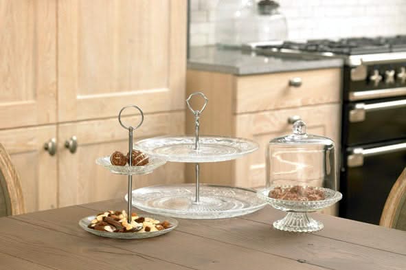 Cosy & Trendy Etagere / Torre para servir Retro - Cristal - ø 18, 25 y 29 cm - 3 niveles