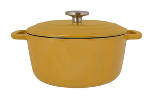 Cosy & Trendy Casserole Fontestic Cast Iron Amber Gold Ø 20 cm / 2.7 Liter - Enamelled