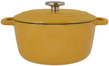 Cosy & Trendy Fontestic gietijzeren braadpan met deksel Amber Gold Ø 28 cm - 6,8 liter