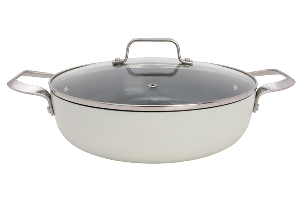 Cosy & Trendy Sauté Pan with Lid Cerapro Clay ø 28 cm - ceramic non-stick coating