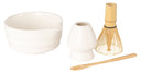 Cosy & Trendy Matcha Set - Porcelain & Bamboo - 4-piece