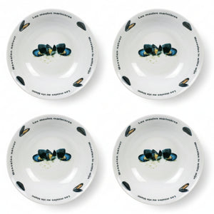 Plato Profundo / Plato para Mejillones Deco Cosy & Trendy ø 23 cm - 4 piezas