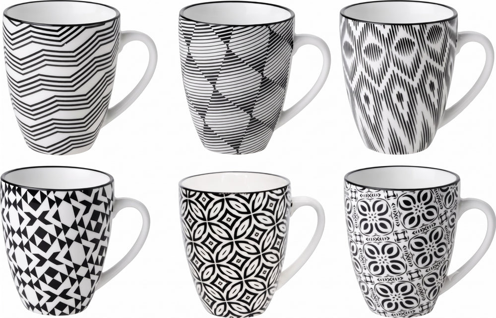 Cosy & Trendy Coffee Cups Nikko Black 190 ml - 6 pieces
