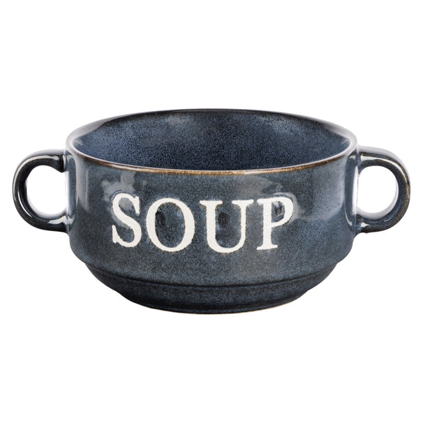 Cosy & Trendy Soup Bowls Soup Blue ø 12 cm / 450 ml - 4 pieces