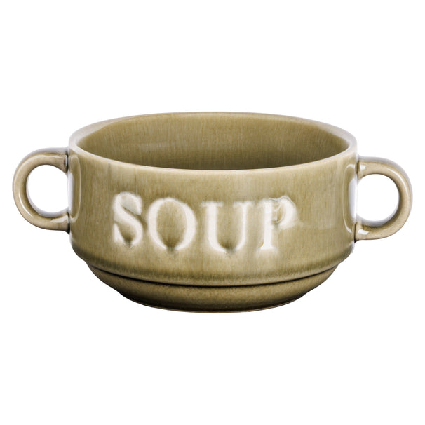 Cosy & Trendy Soup Bowls Soup Green ø 12 cm / 450 ml - 4 pieces