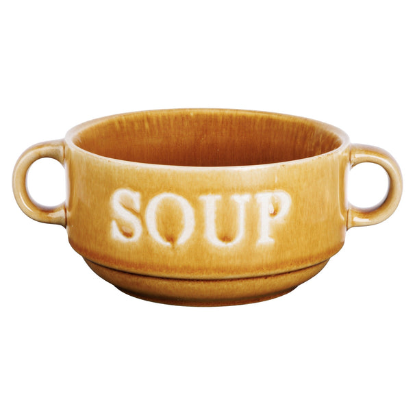 Cosy & Trendy Soup Bowls Soup Ocher ø 12 cm / 450 ml - 4 pieces