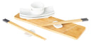 Cosy & Trendy Sushi Set for 2 Persons - Porcelain & Bamboo - 9-piece