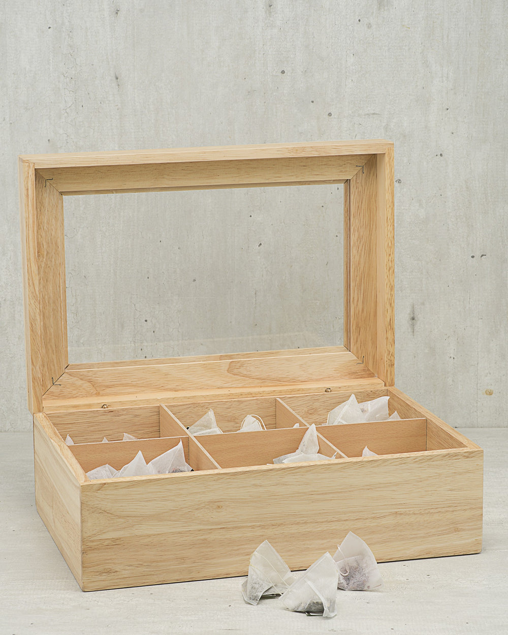 Cosy & Trendy Theedoos - Theekist - Hout - 6 vakken - 34 x 23 x 12 cm - sfeerbeeld