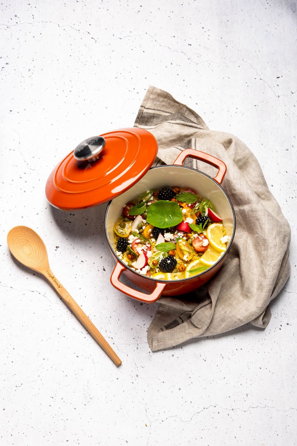 Cosy & Trendy Casserole Fontestic Cast Iron Rust Ø 28 cm / 6.8 Liter - Enamelled