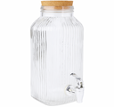 Dispensador de bebidas Cosy & Trendy - Raya - Transparente - 3.35 litros