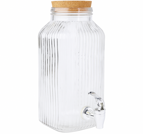 Dispensador de bebidas Cosy & Trendy - Raya - Transparente - 3.35 litros
