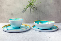 Cosy & Trendy Dinner Plates Laguna Azzurro ø 27 cm - 4 pieces