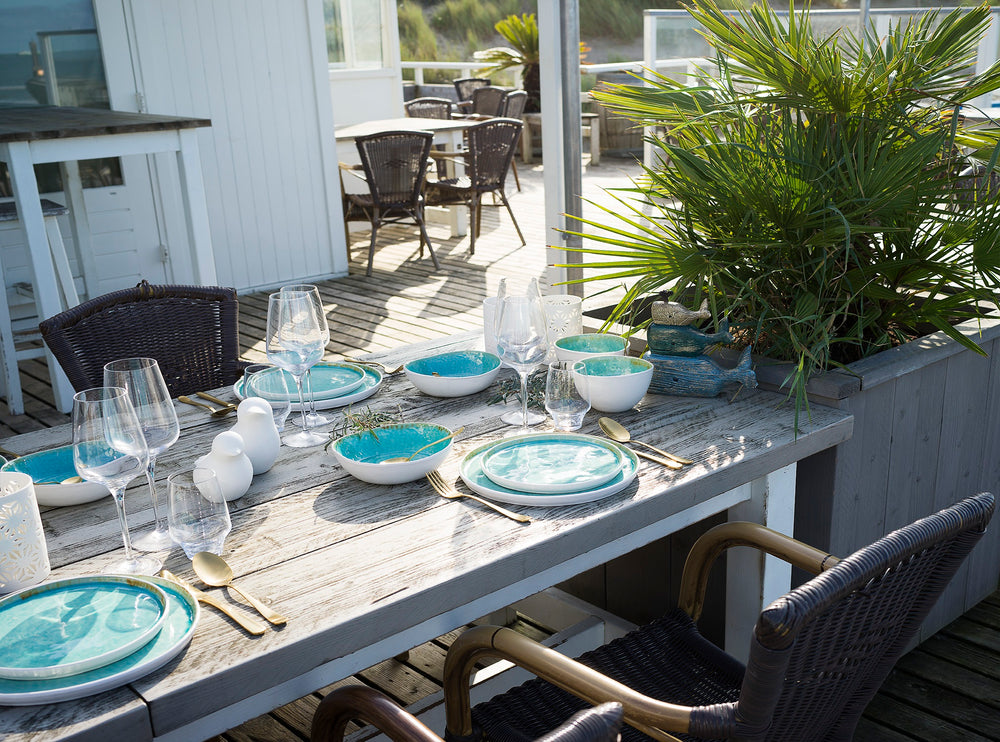 Cosy & Trendy Dinner Plates Laguna Azzurro ø 27 cm - 4 pieces