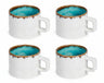 Cosy & Trendy Coffee Cups Laguna Azzurro 230 ml - 4 pieces