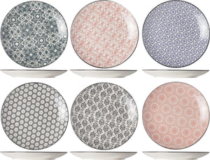Platos de cena Cosy & Trendy Delirio ø 24 cm - 6 unidades
