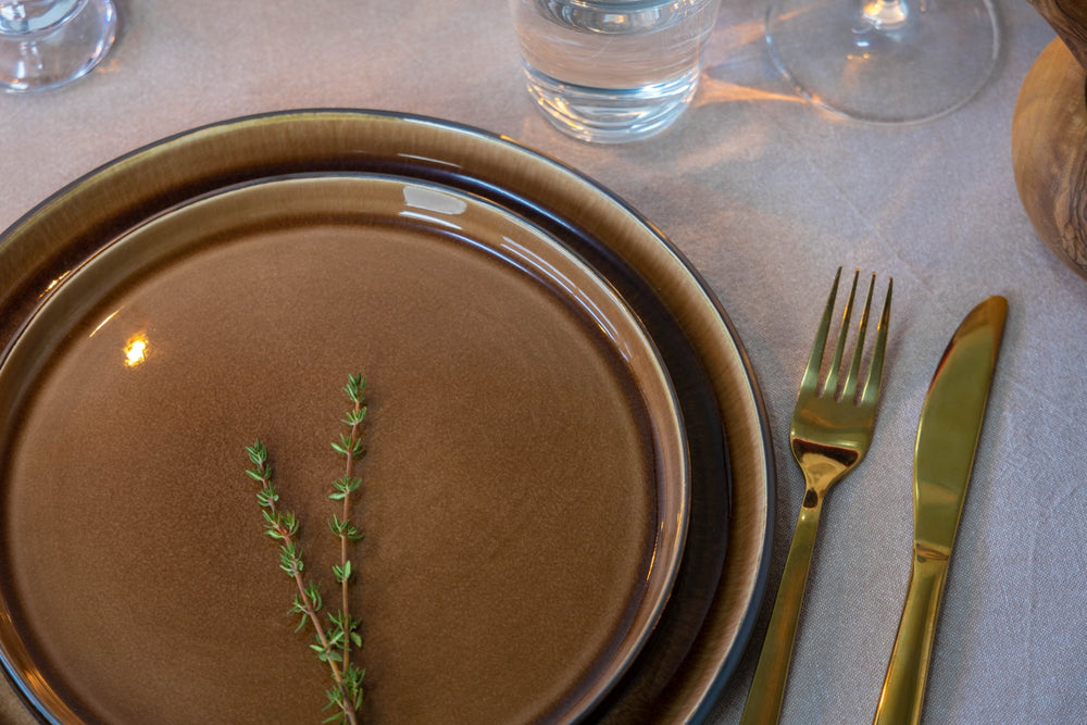 Cosy & Trendy Cake Plates Quintana Amber ø 14 cm - 4 Pieces