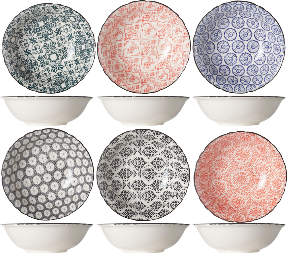 Cosy & Trendy Delirio Bowls ø 15 cm - 6 pieces
