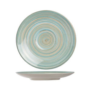 Cosy & Trendy Coffee saucer Turbolino Blue ø 17 cm - 6 pieces