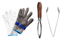 Crafts La Marée Fish Preparation Set 3-piece - Fish Bone Tweezers, Fish Scaler & Glove