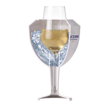 GLICERRR Wine glass cooler and holder set + glass - 4 pieces