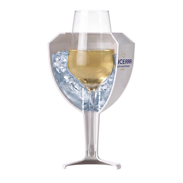 Set enfriador y soporte para copa de vino GLICERRR + copa