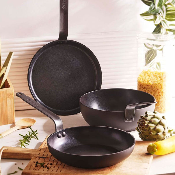 de Buyer Sauté Pan / Sauteuse Ceranoa - ø 24cm / 3.3 liter - ceramic non-stick coating