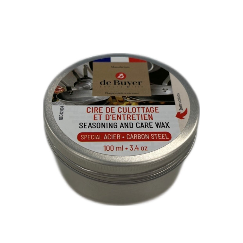 De Buyer Condimento / Cera de mantenimiento para sartenes de acero - 100ml