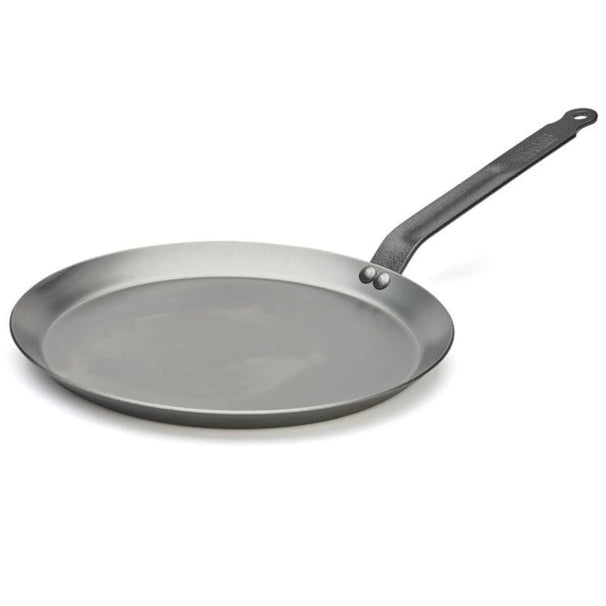 De Buyer Sartén para Crepas Carbone Plus - Acero al Carbono - ø 26 cm - sin antiadherente
