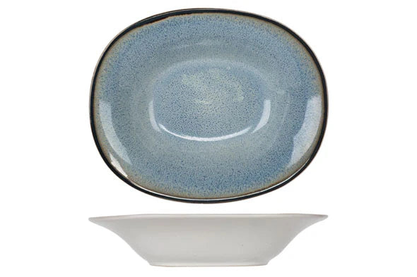 Cosy & Trendy Deep Plates Fez Blue 18 x 22 cm - 4 Pieces
