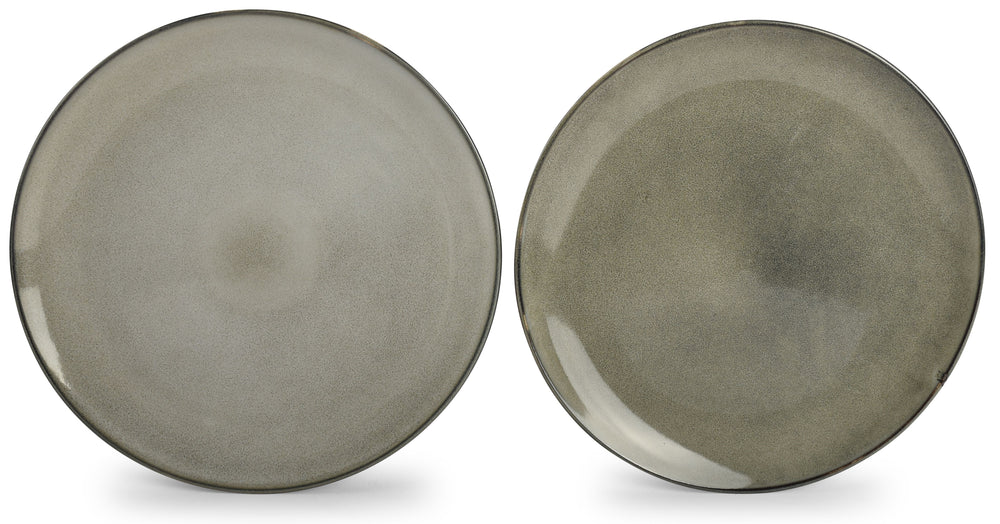 Salt & Pepper Dinner Plates Meridian Green/Blue ø 26 cm - 4 pieces